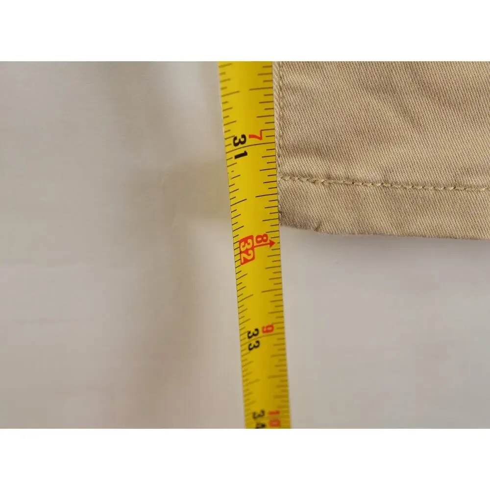 NWT UNTUCKit 5-Pocket Chino Pants Mens 35x32 Straight Fit Khaki Tan Stretch